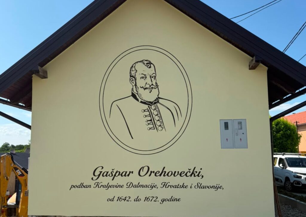 Mural na Društveno-kulturnom centru u Svetom Petru Orehovcu, izvor fotografije: Općina Sveti Petar Orehovec