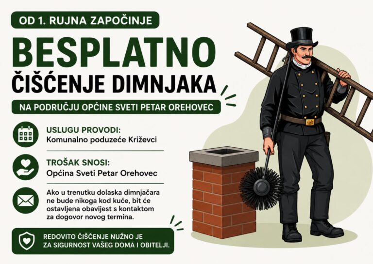 Čišćenje dimnjaka - rujan 2026