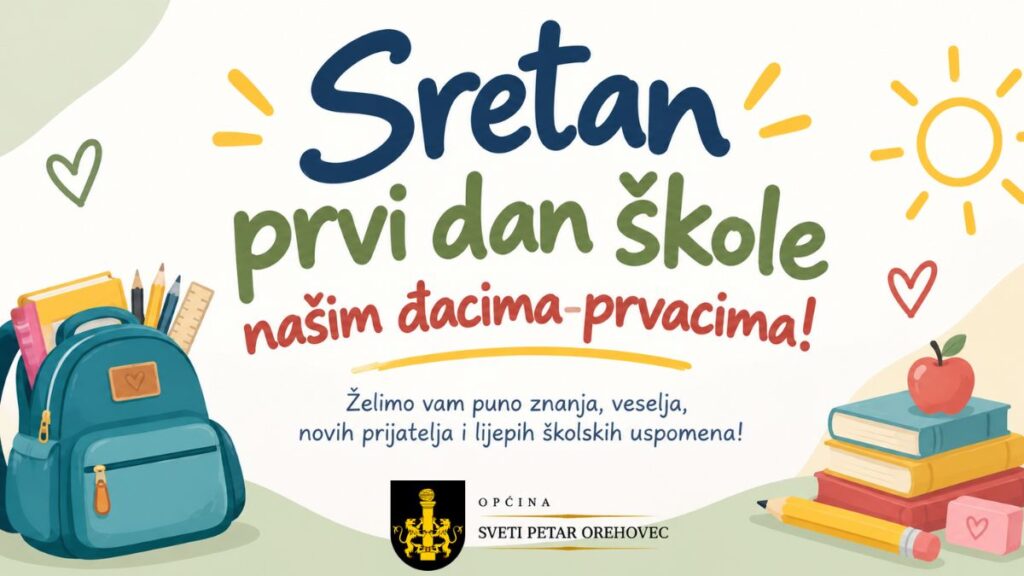 Sretan prvi dan škole našim prvašićima